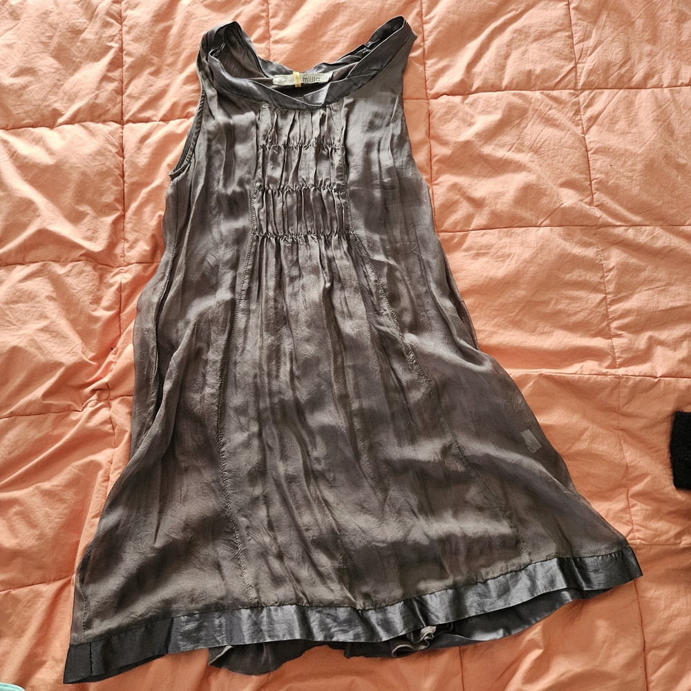Miilla Clothing Gray Sleeveless Dress